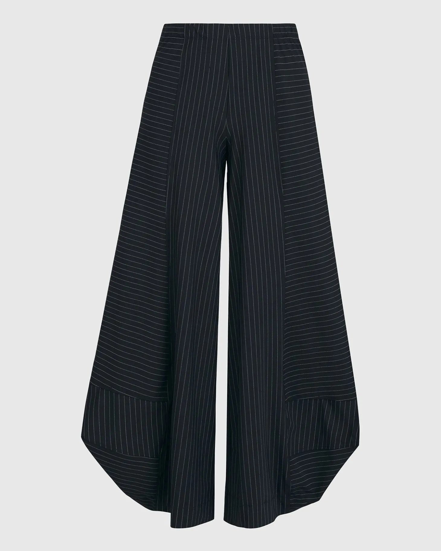 Women Alembika Tekbika Pinstripe Punto Pants, Black