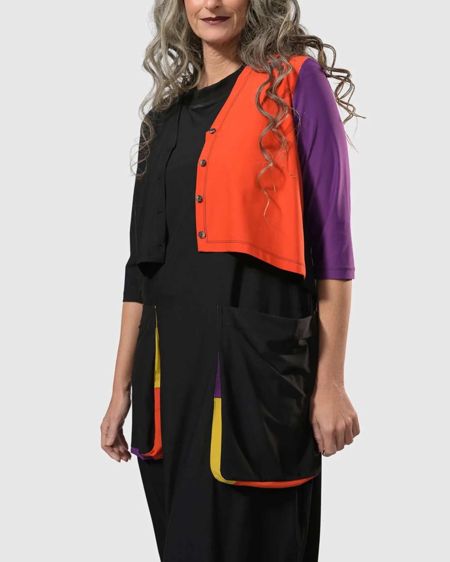 Women Alembika Tekbika Poppy Sleeveless Pocket Dress, Multi