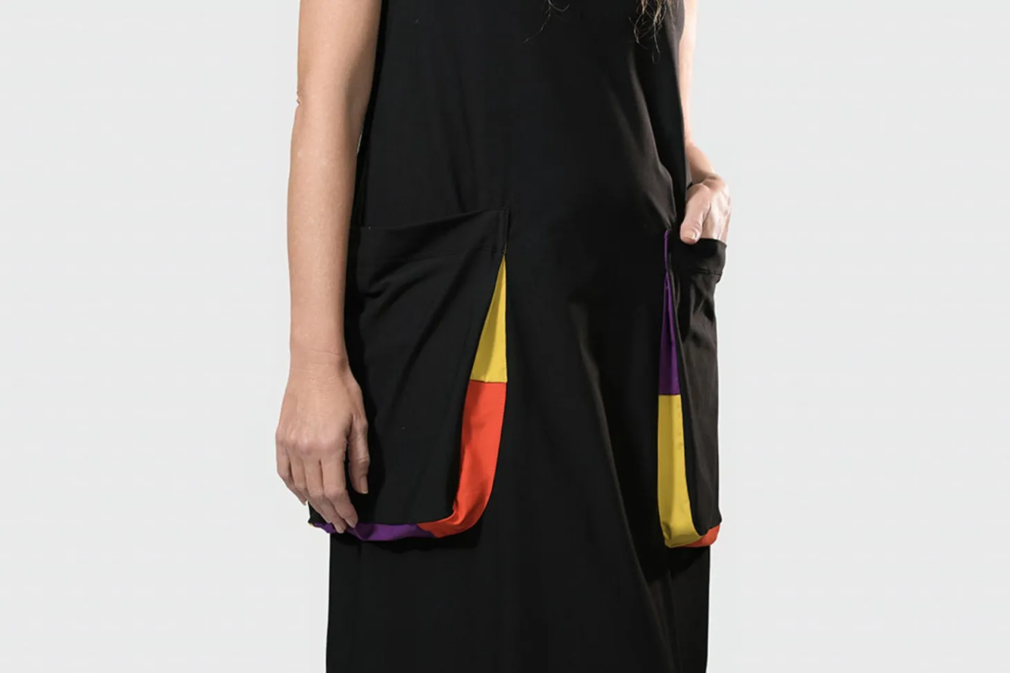 Women Alembika Tekbika Poppy Sleeveless Pocket Dress, Multi