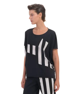 Women Alembika Tekbika Relaxed Tee, Columns