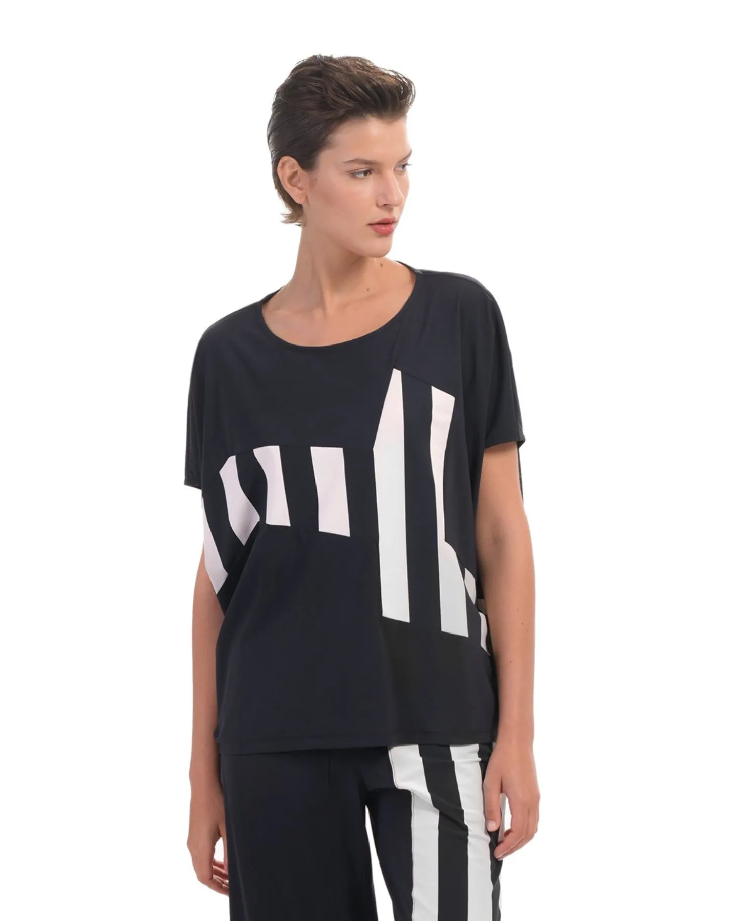 Women Alembika Tekbika Relaxed Tee, Columns