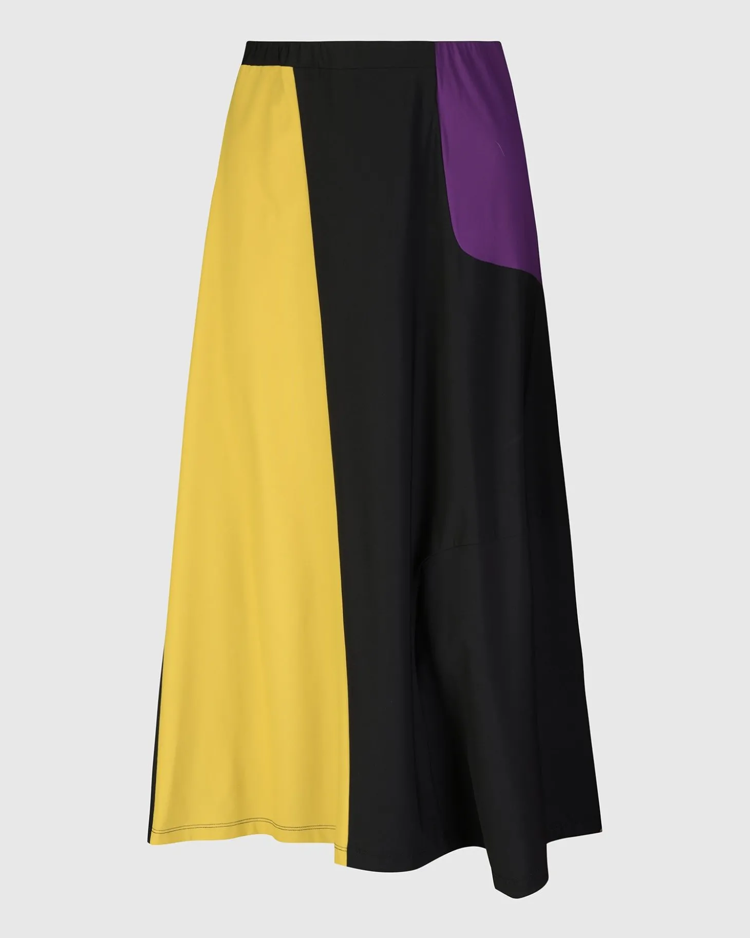 Women Alembika Tekbika Swing Maxi Skirt, Multi/Yellow