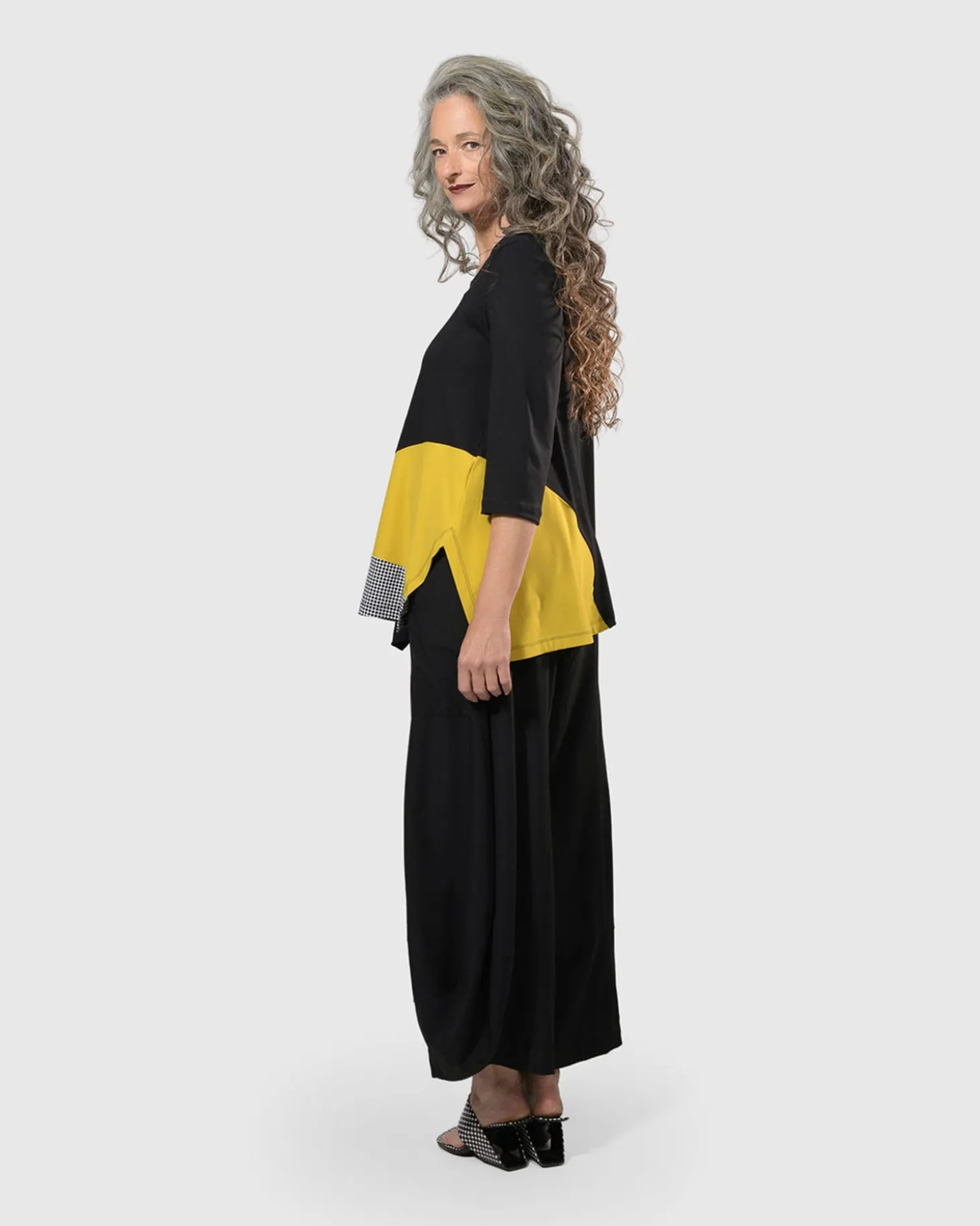 Women Alembika Tekbika Tamara Tunic Top, Yellow