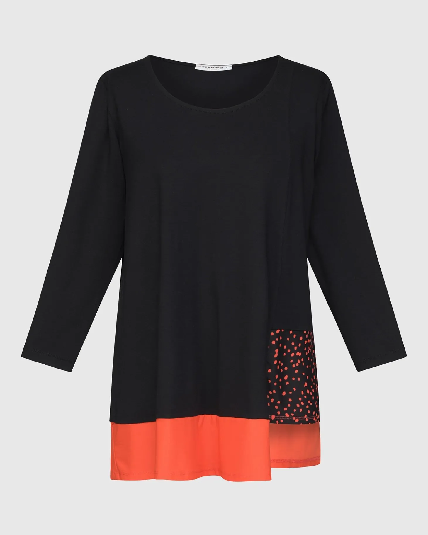 Women Alembika Tekbika Victoria Tunic Top, Flame