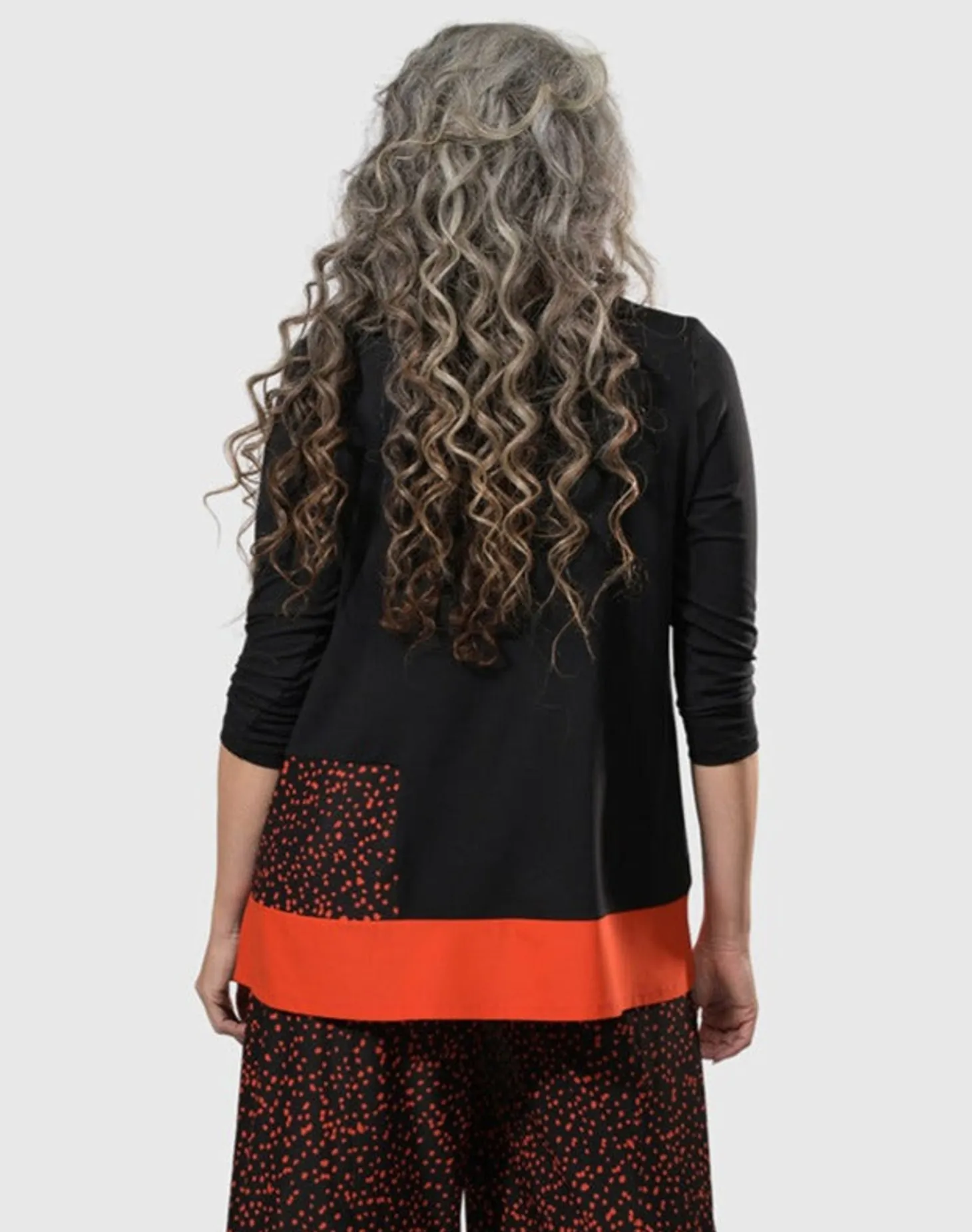 Women Alembika Tekbika Victoria Tunic Top, Flame