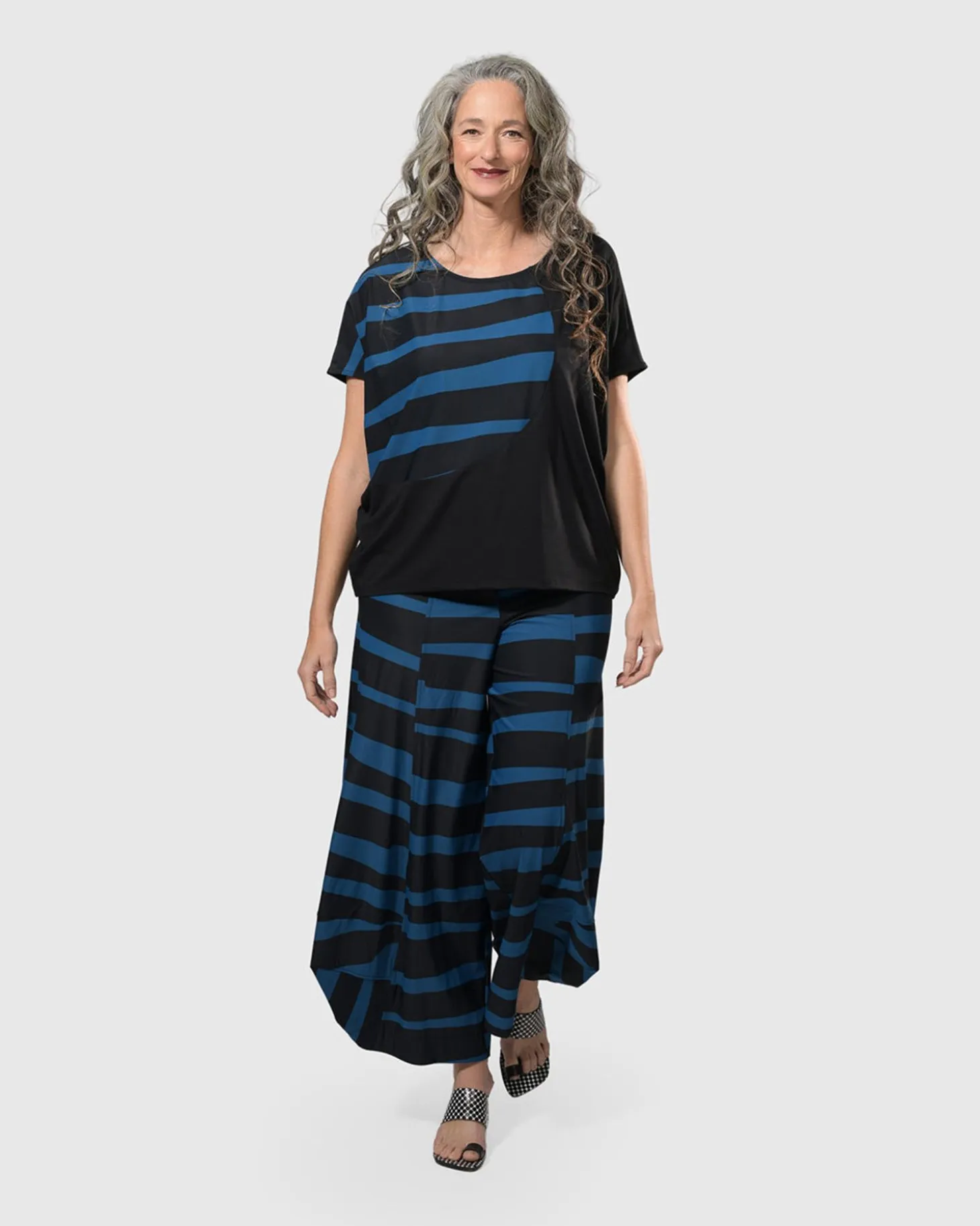 Women Alembika Tekbika Wave Punto Pants, Ocean