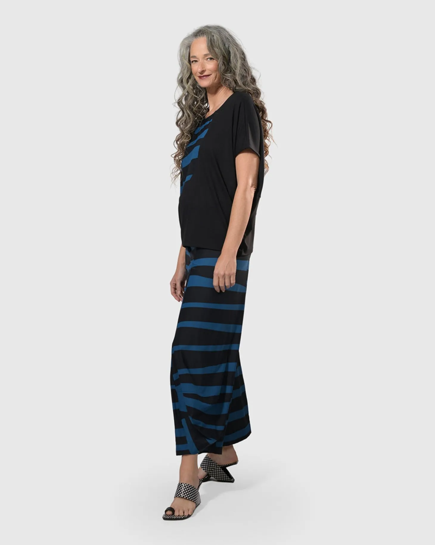 Women Alembika Tekbika Wave Punto Pants, Ocean