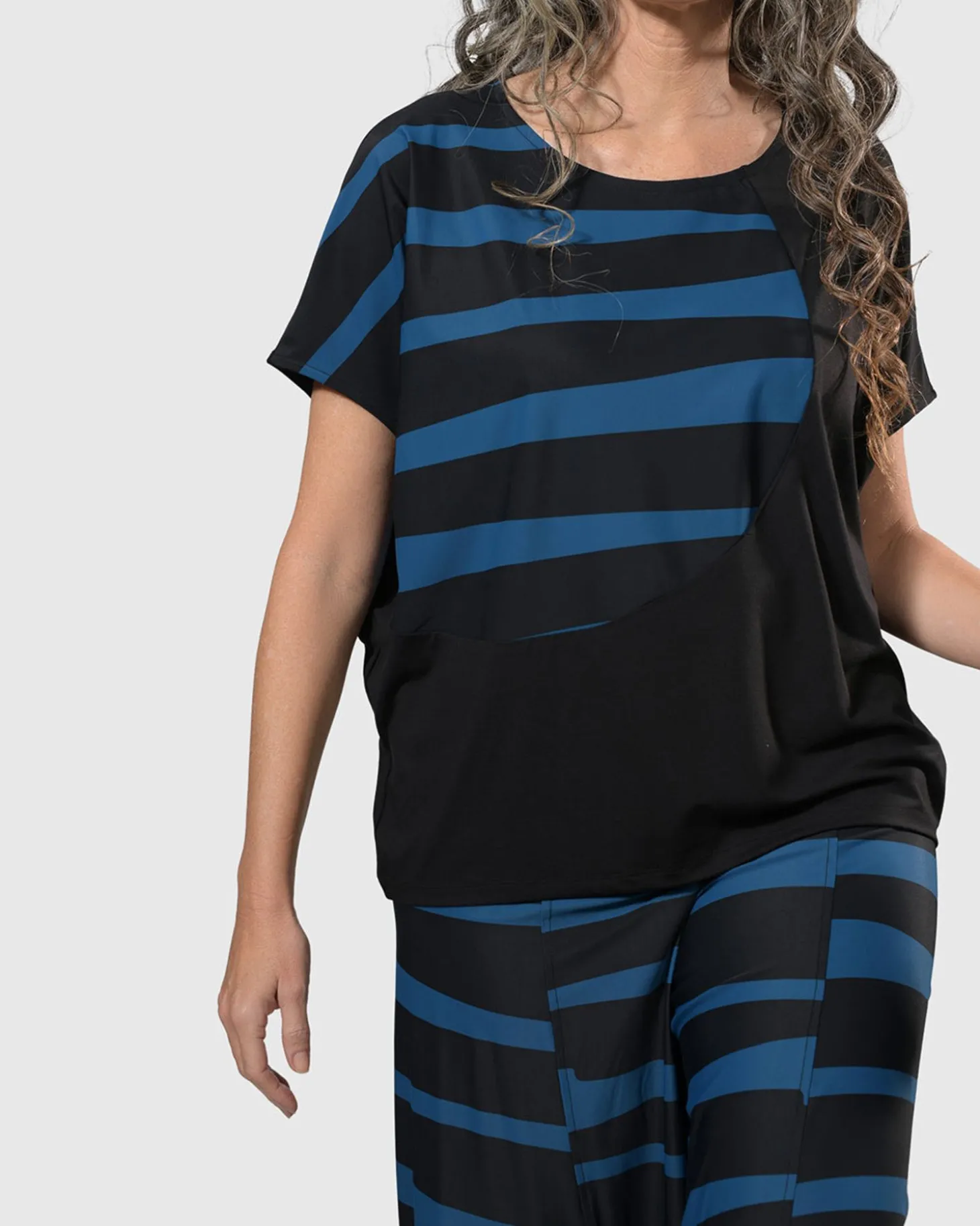 Women Alembika Tekbika Wave Punto Pants, Ocean