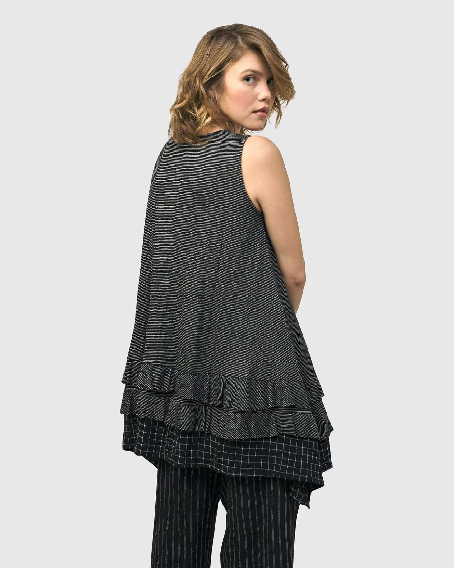Women Alembika Thalia Sleeveless Tunic Top, Mix