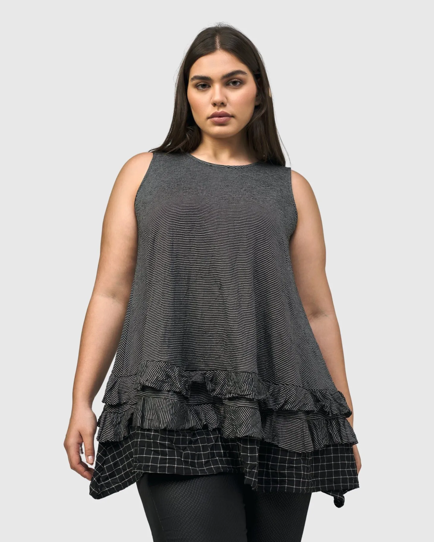 Women Alembika Thalia Sleeveless Tunic Top, Mix