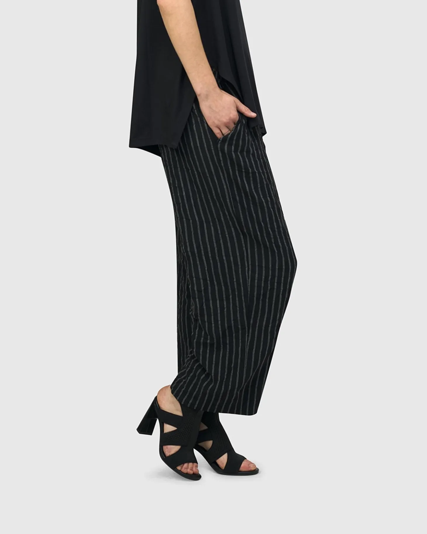 Women Alembika Thera Relaxed Straight Leg Pants, Stripes