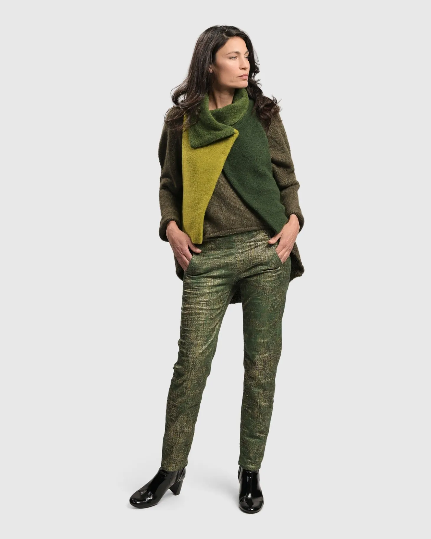 Women Alembika Two Tone Vest, Hunter