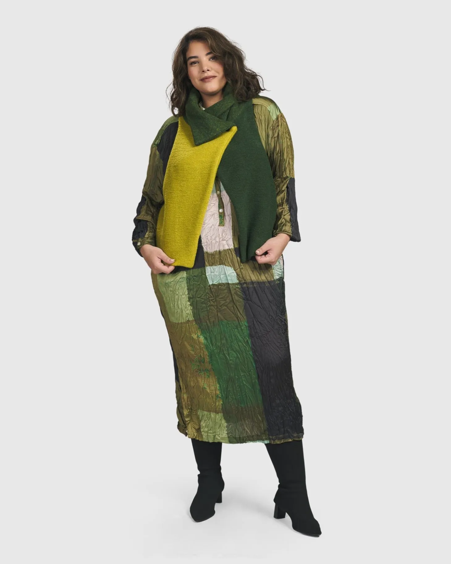 Women Alembika Two Tone Vest, Hunter