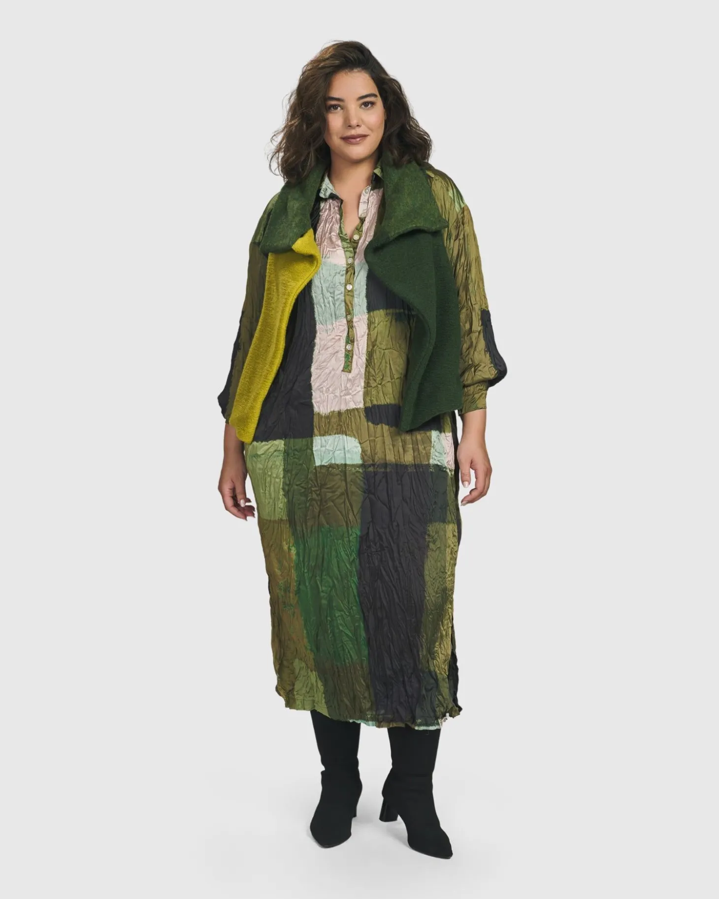 Women Alembika Two Tone Vest, Hunter