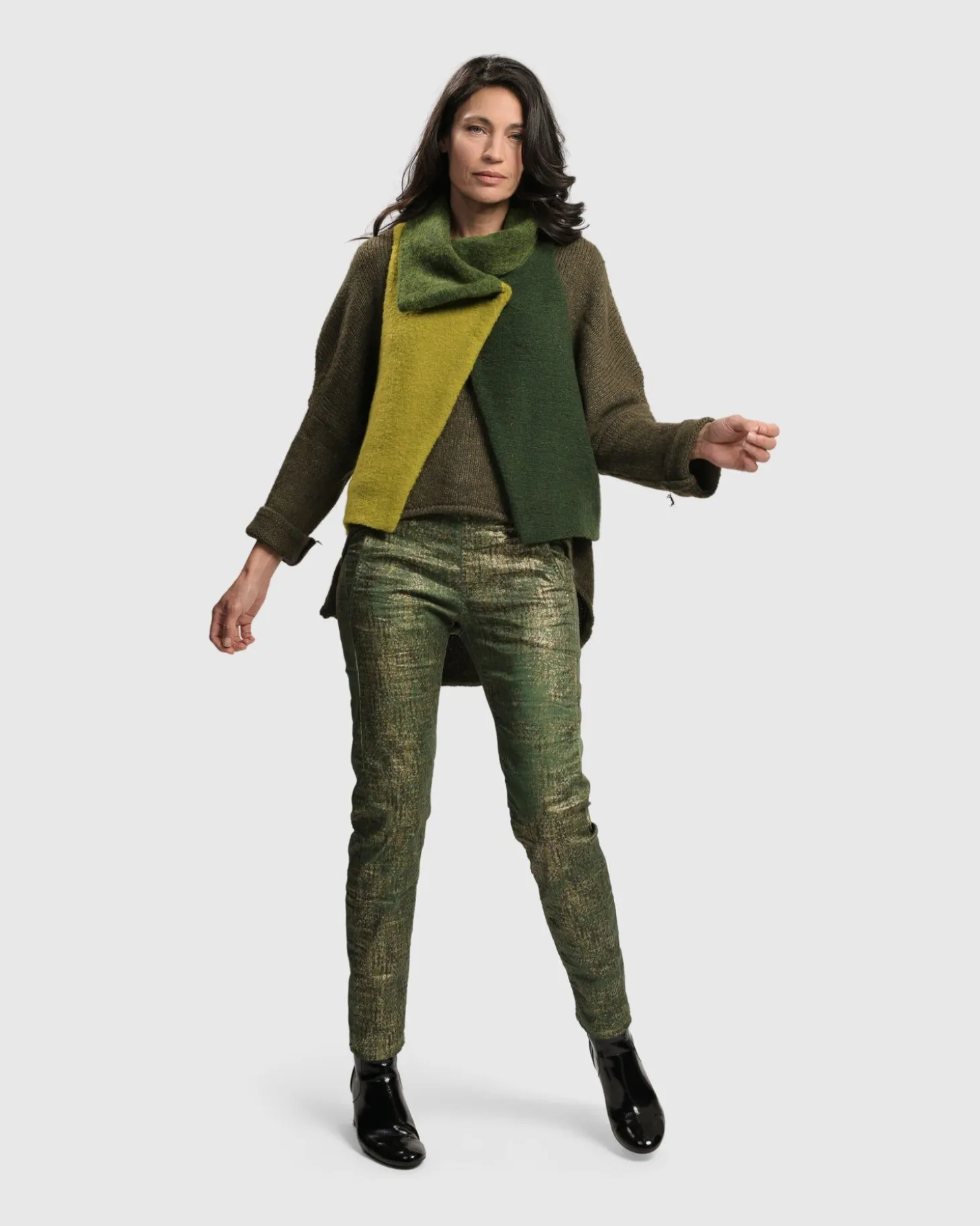 Women Alembika Two Tone Vest, Hunter