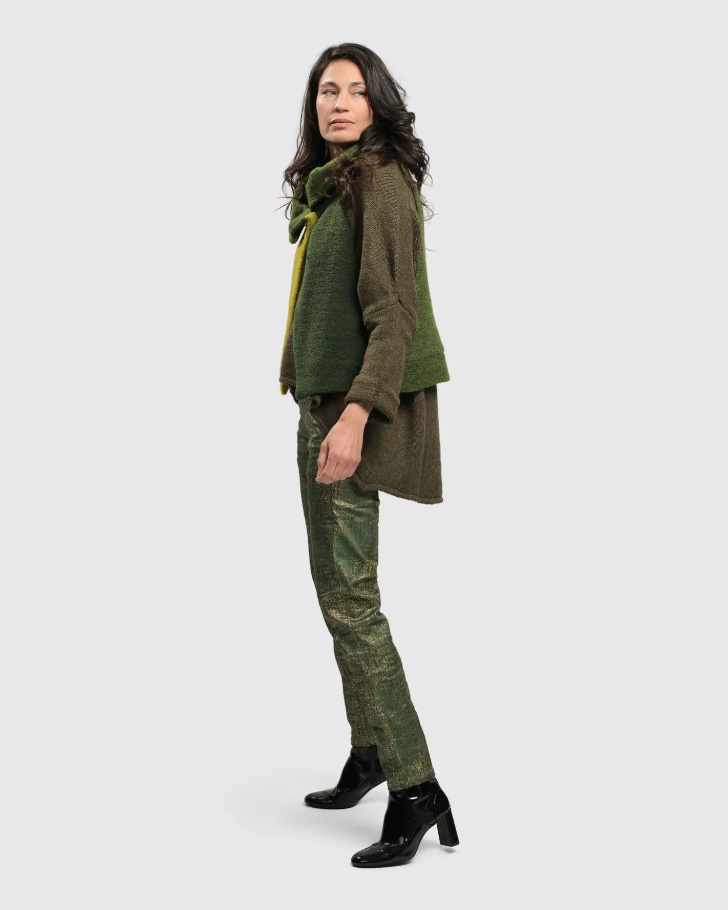 Women Alembika Two Tone Vest, Hunter