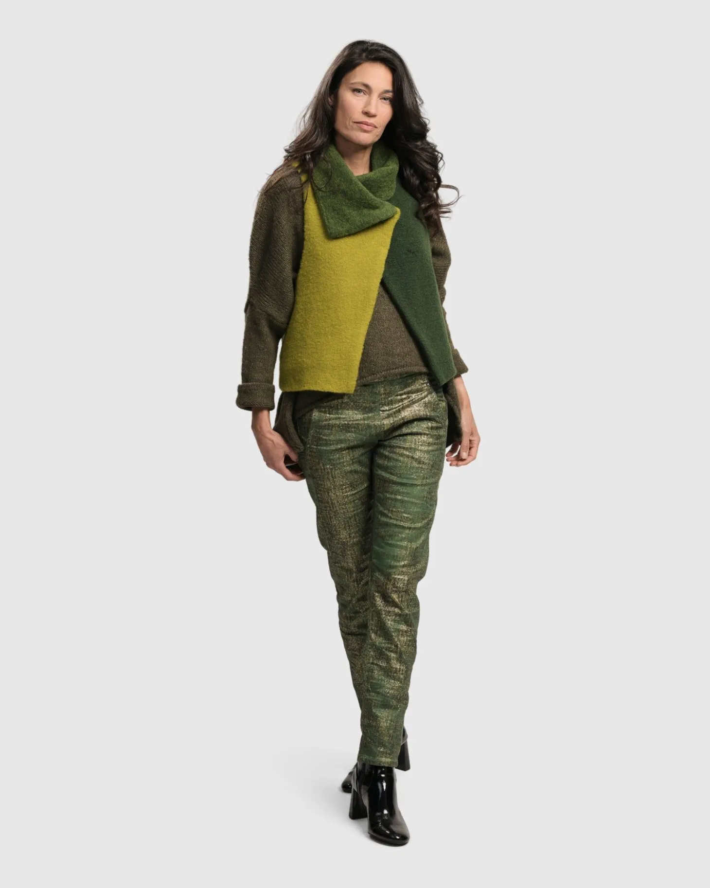 Women Alembika Two Tone Vest, Hunter