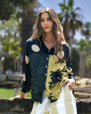 Women Alembika Under The Sun Button Down Shirt, Mix
