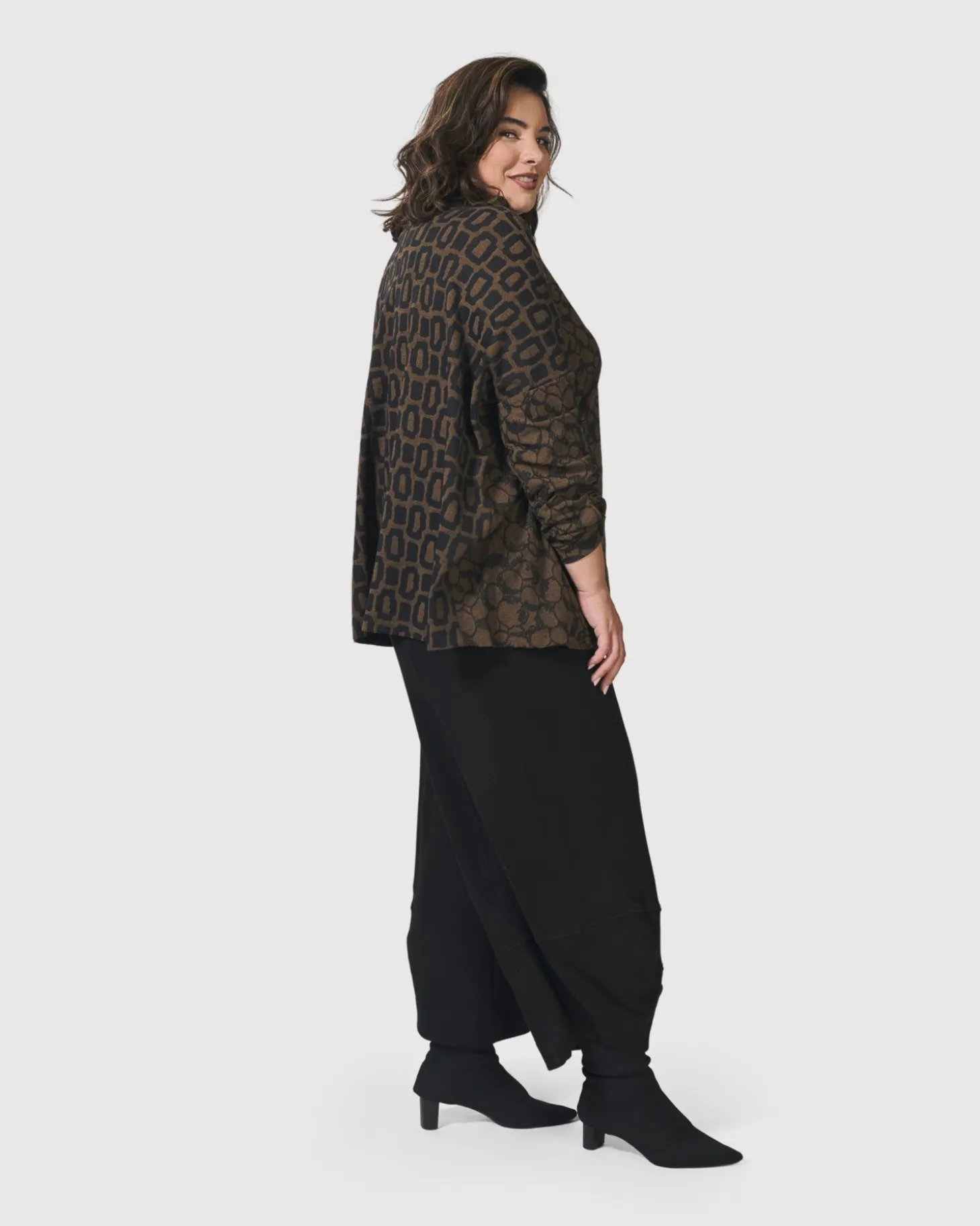 Women Alembika Unstoppable Oversized Cardigan, Coffee