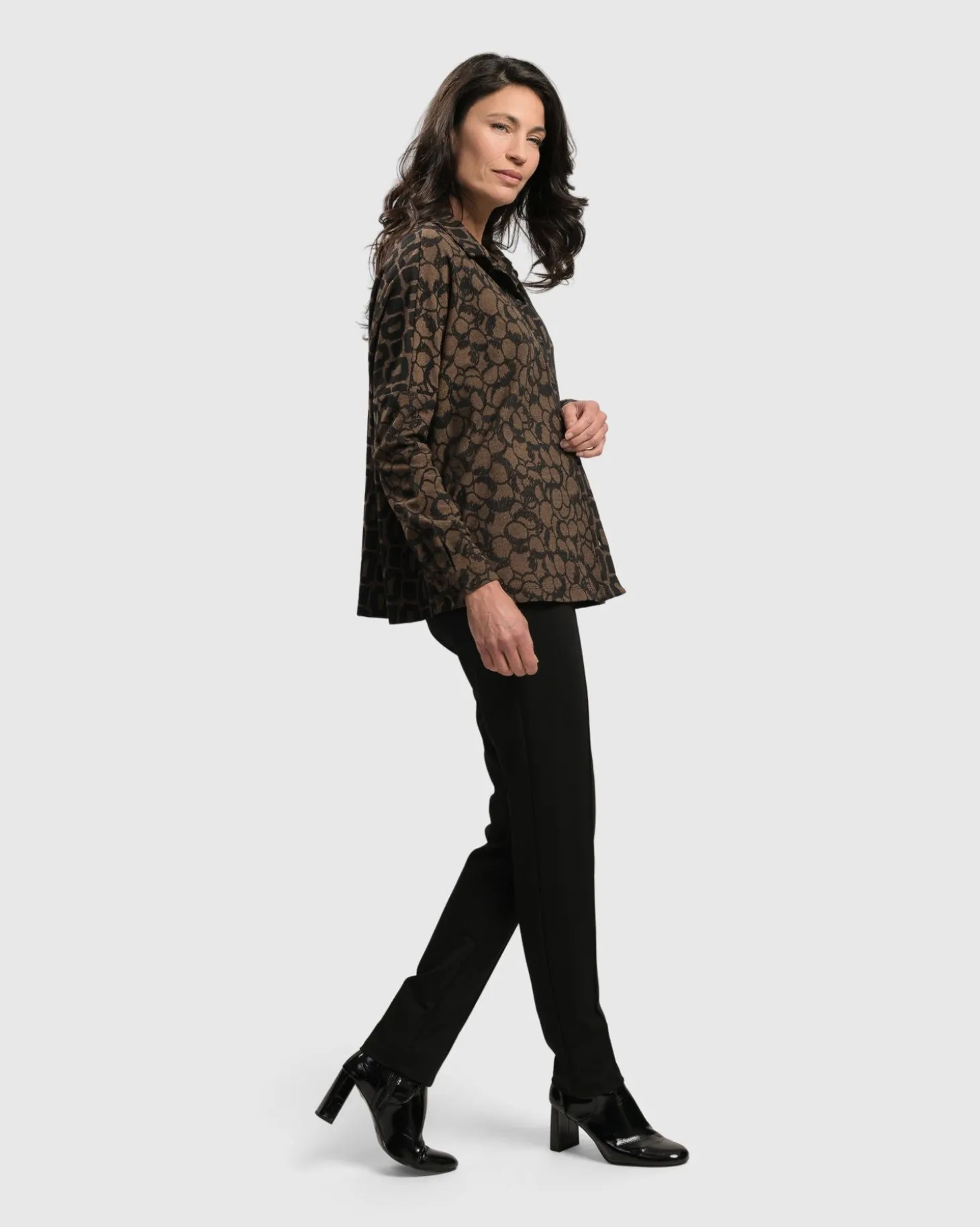 Women Alembika Unstoppable Oversized Cardigan, Coffee