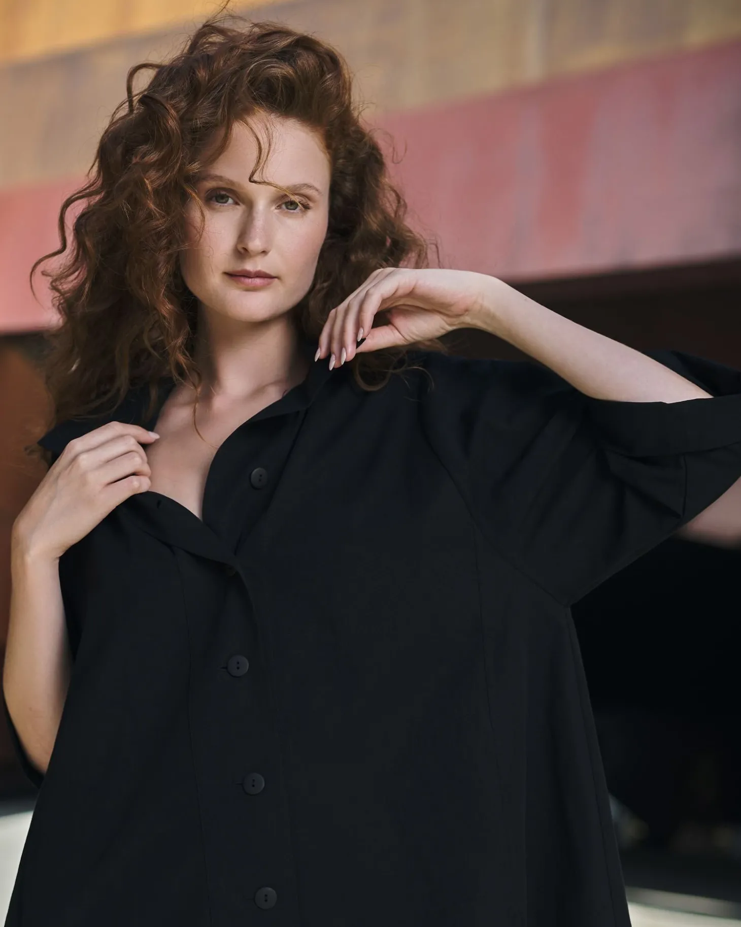 Women Alembika Urban Astor Shirt Dress, Black