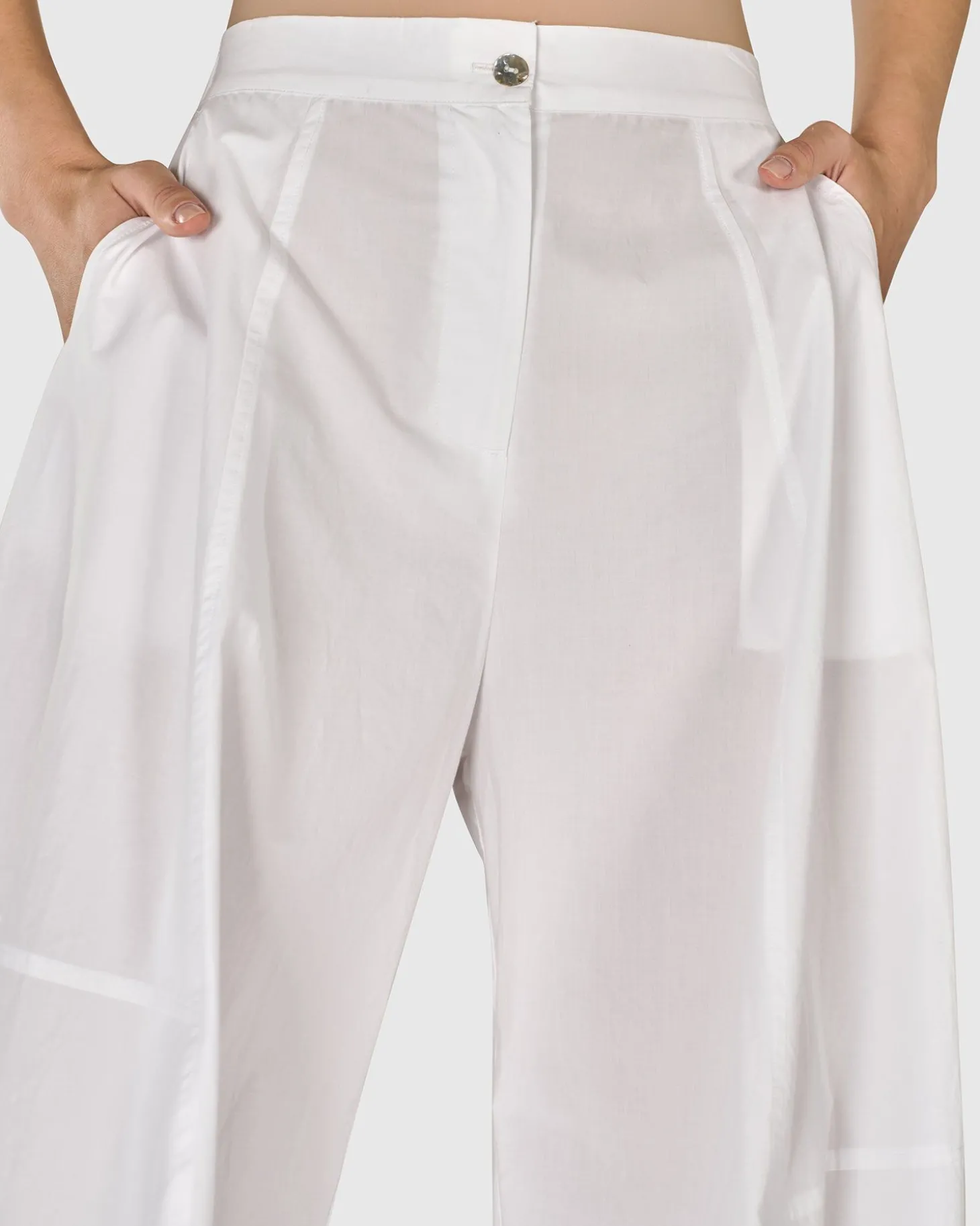 Women Alembika Urban Borough Balloon Pants, White