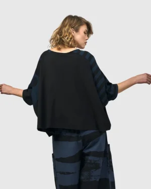 Women Alembika Urban Centro Cropped Tee, Navy
