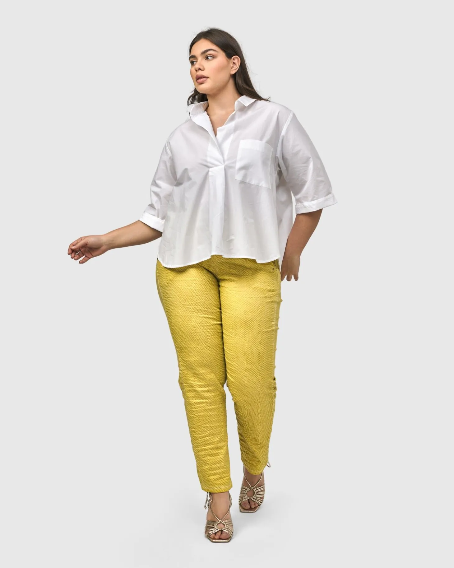 Women Alembika Urban Chloe A-Line Blouse, White