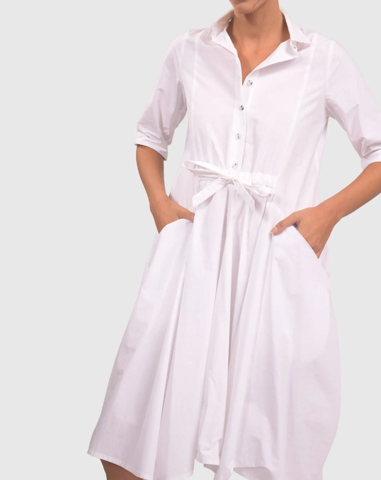 Women Alembika Urban Cooler Dress, White