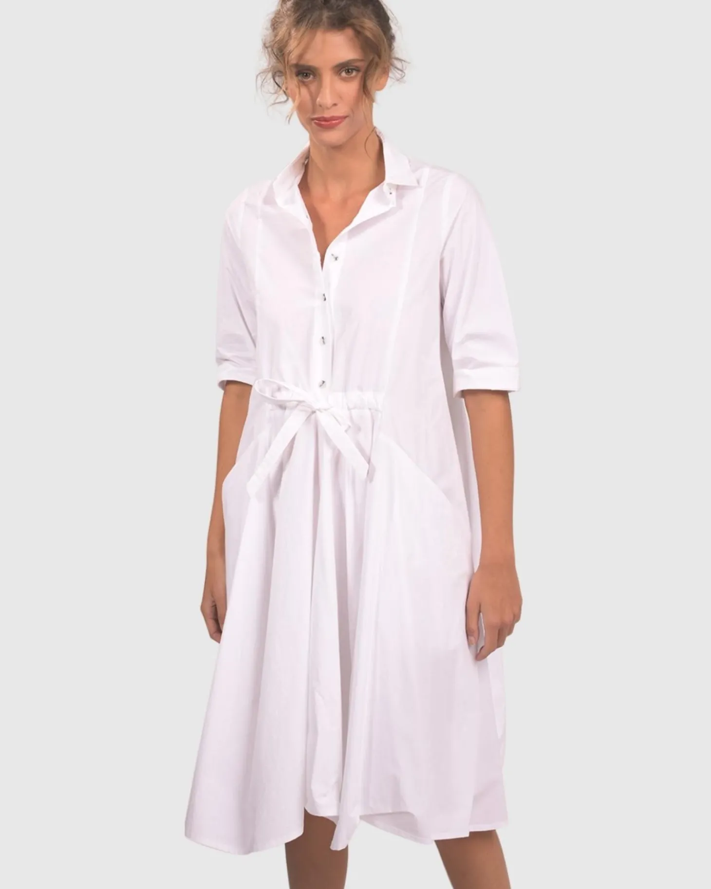 Women Alembika Urban Cooler Dress, White