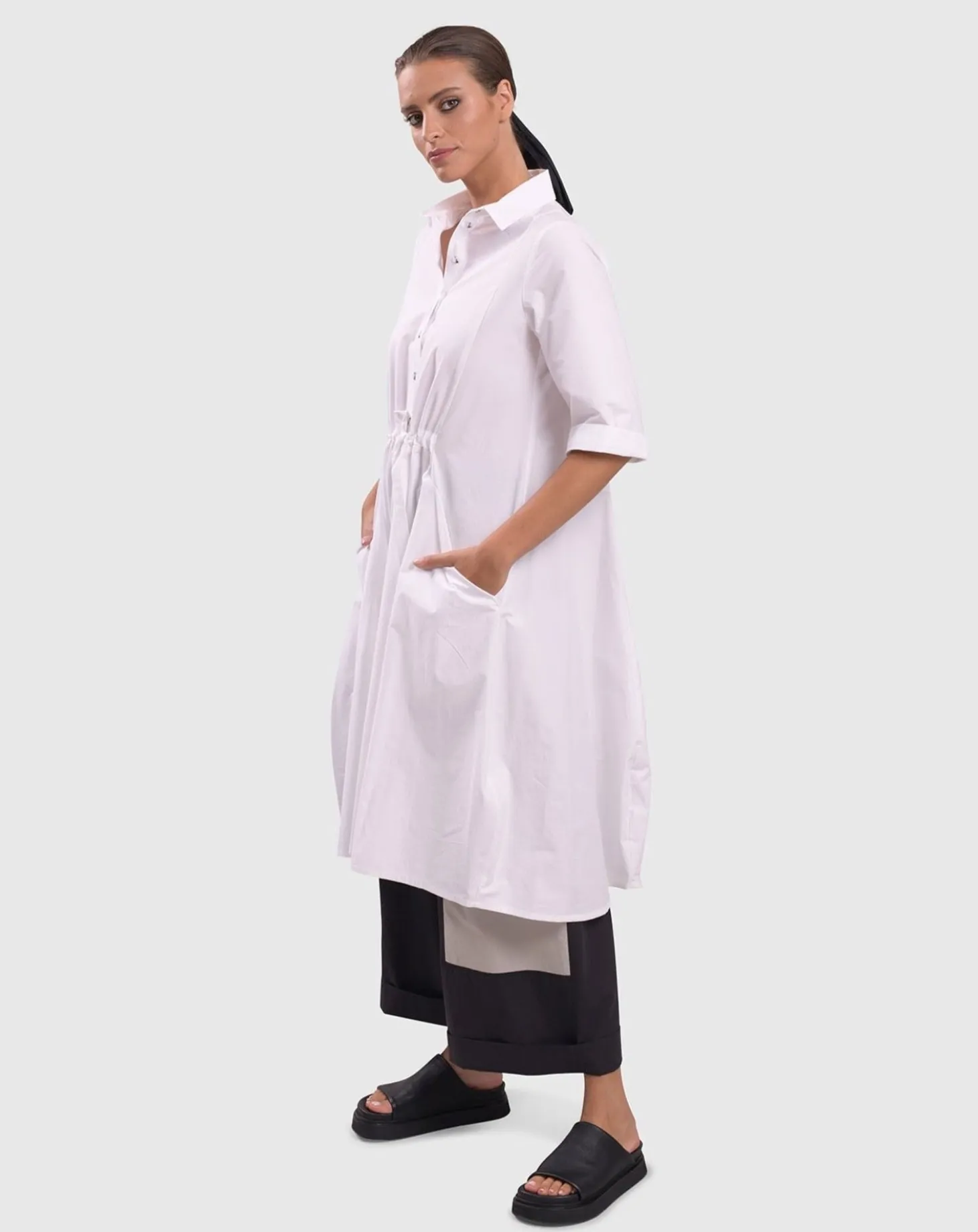 Women Alembika Urban Cooler Dress, White