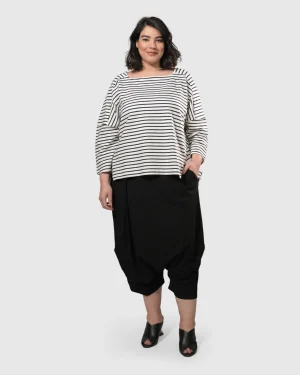 Women Alembika Urban Crop Harem Pants, Black