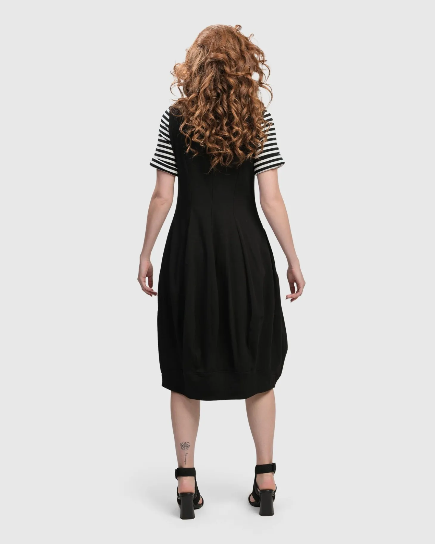 Women Alembika Urban Daytime Cocoon Dress, Stripes