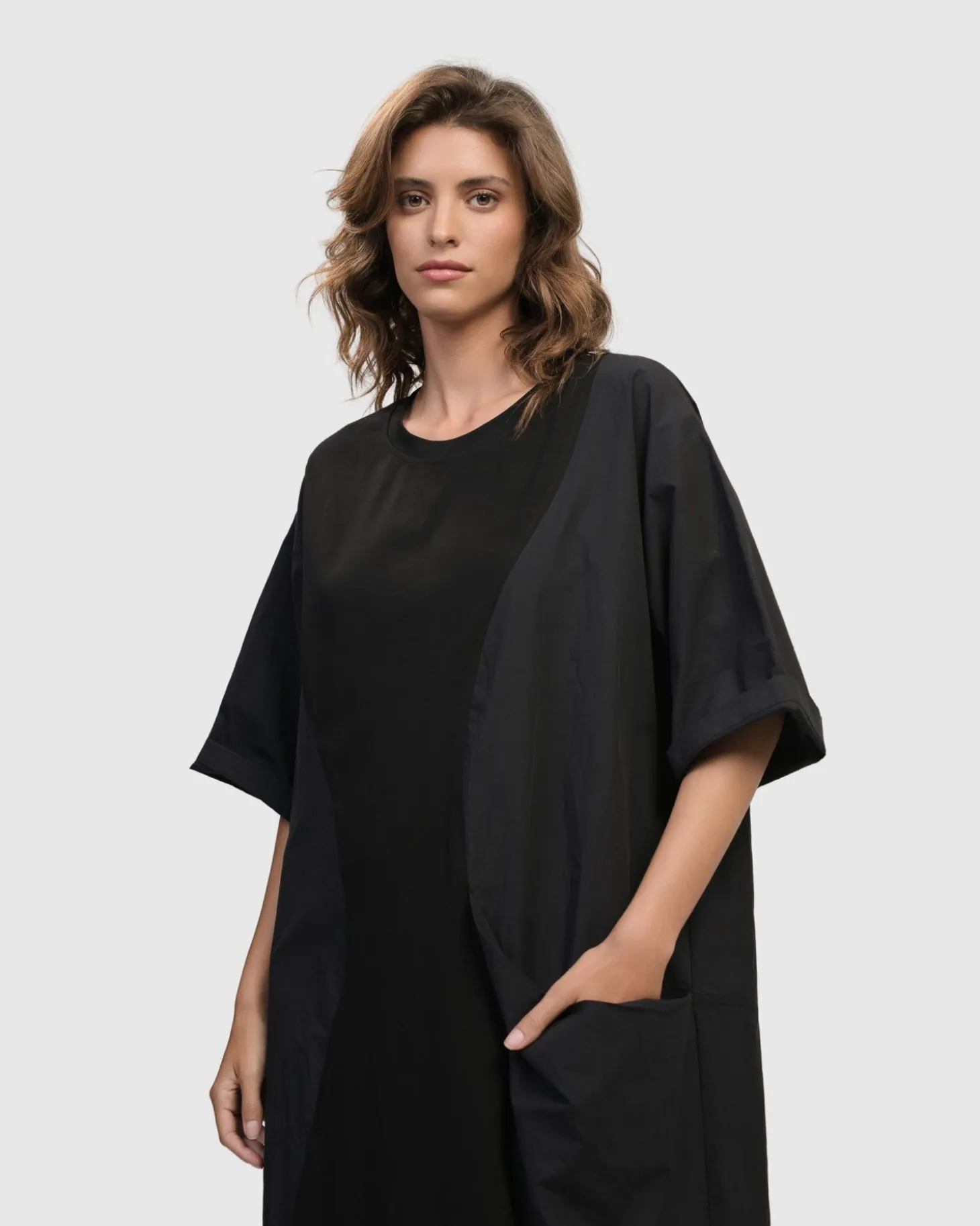 Women Alembika Urban Gramercy Oversized Dress, Black