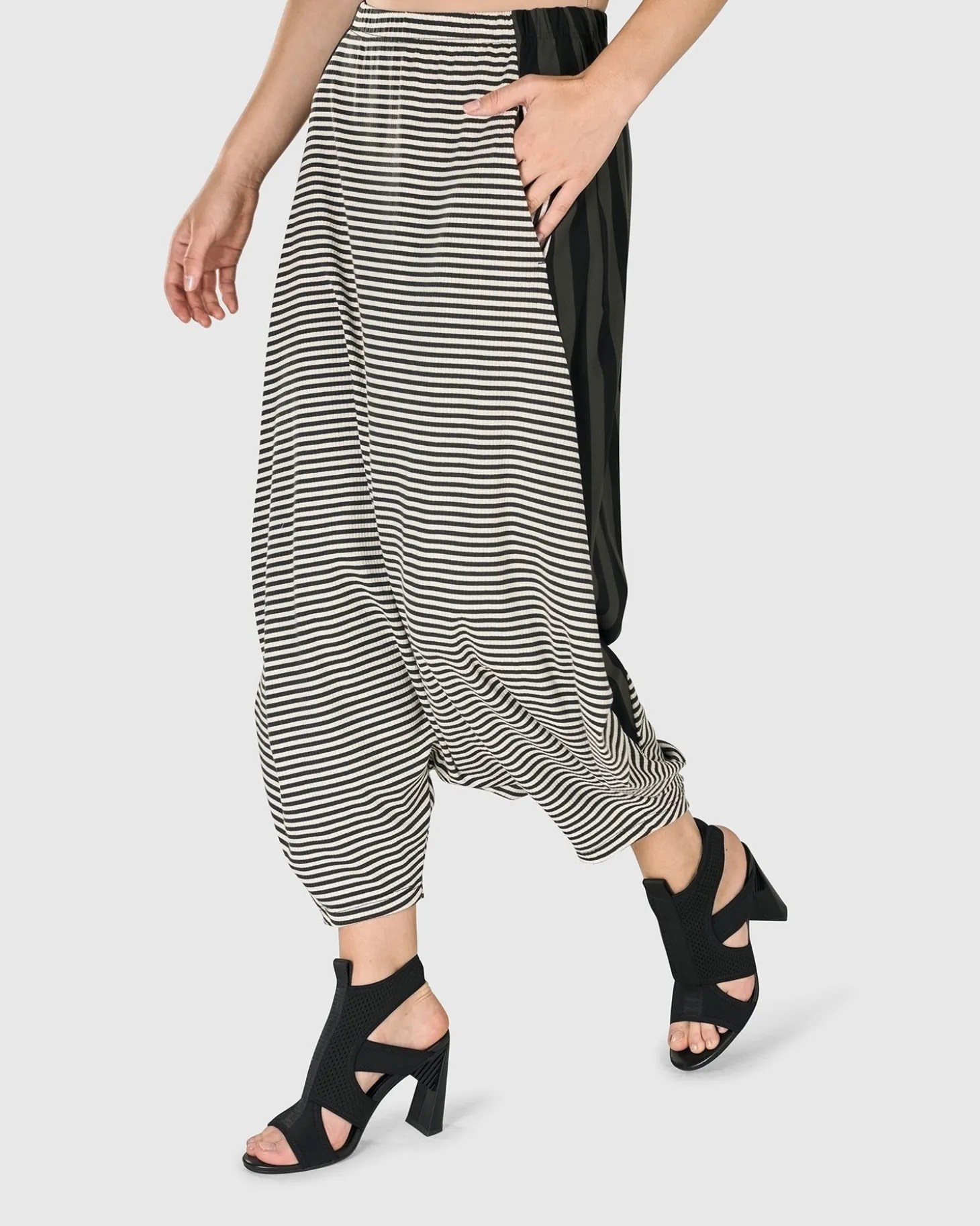 Women Alembika Urban Imperial Harem Pants, Stripes