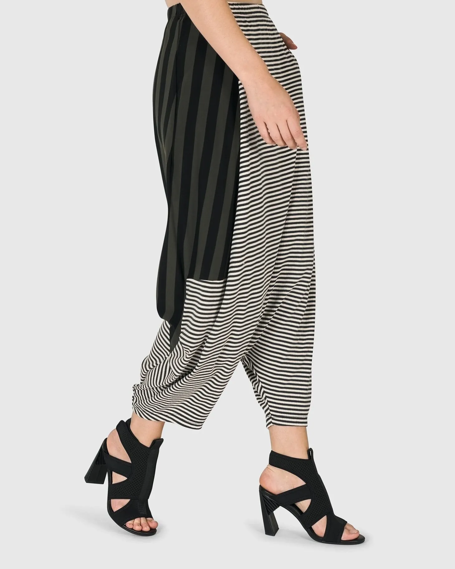 Women Alembika Urban Imperial Harem Pants, Stripes
