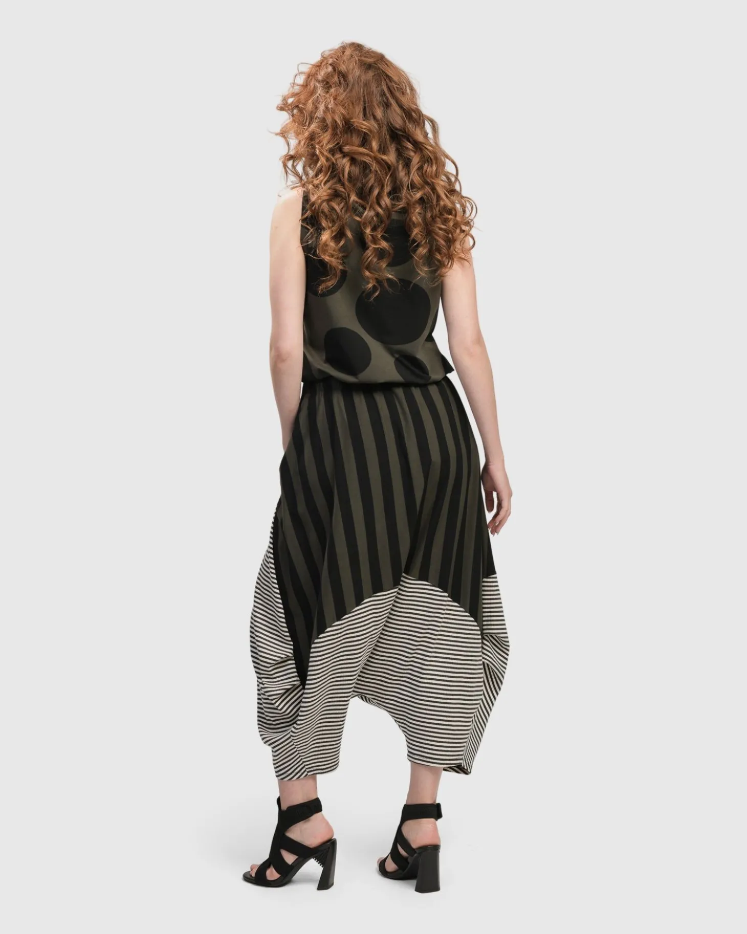 Women Alembika Urban Imperial Harem Pants, Stripes