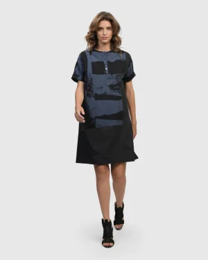 Women Alembika Urban Ipanema Shift Dress, Navy