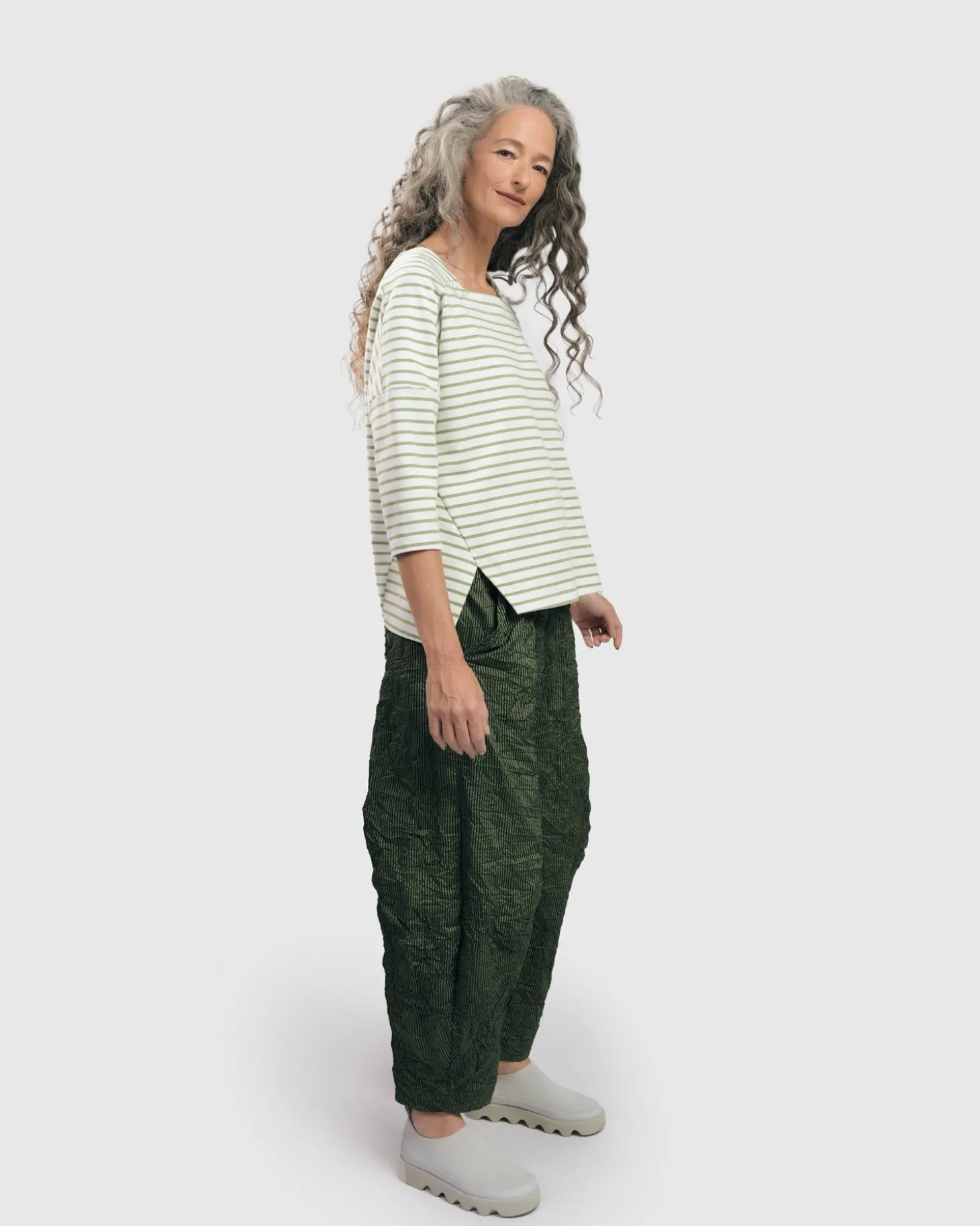 Women Alembika Urban Jagger Stripe Top, Green
