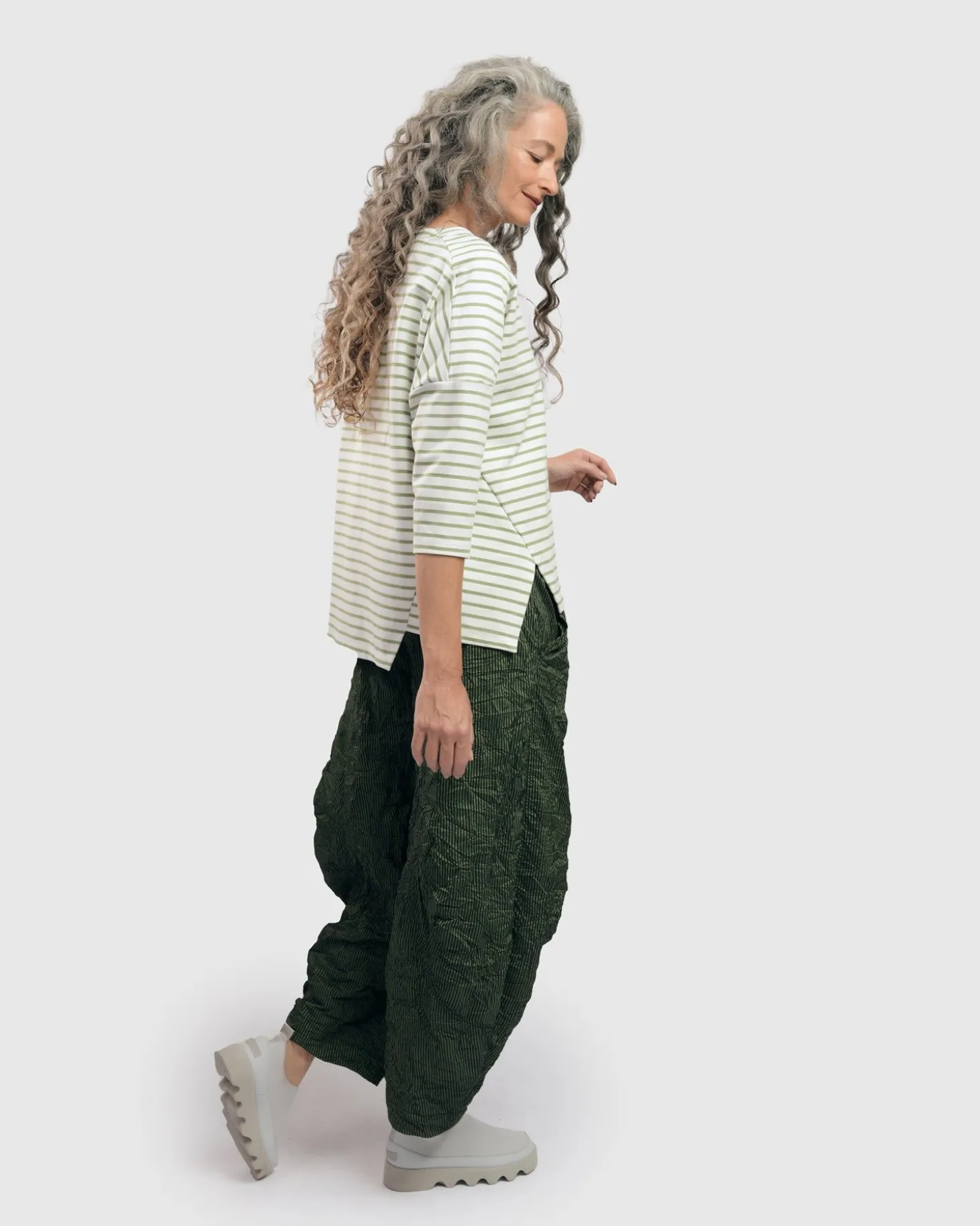 Women Alembika Urban Jagger Stripe Top, Green