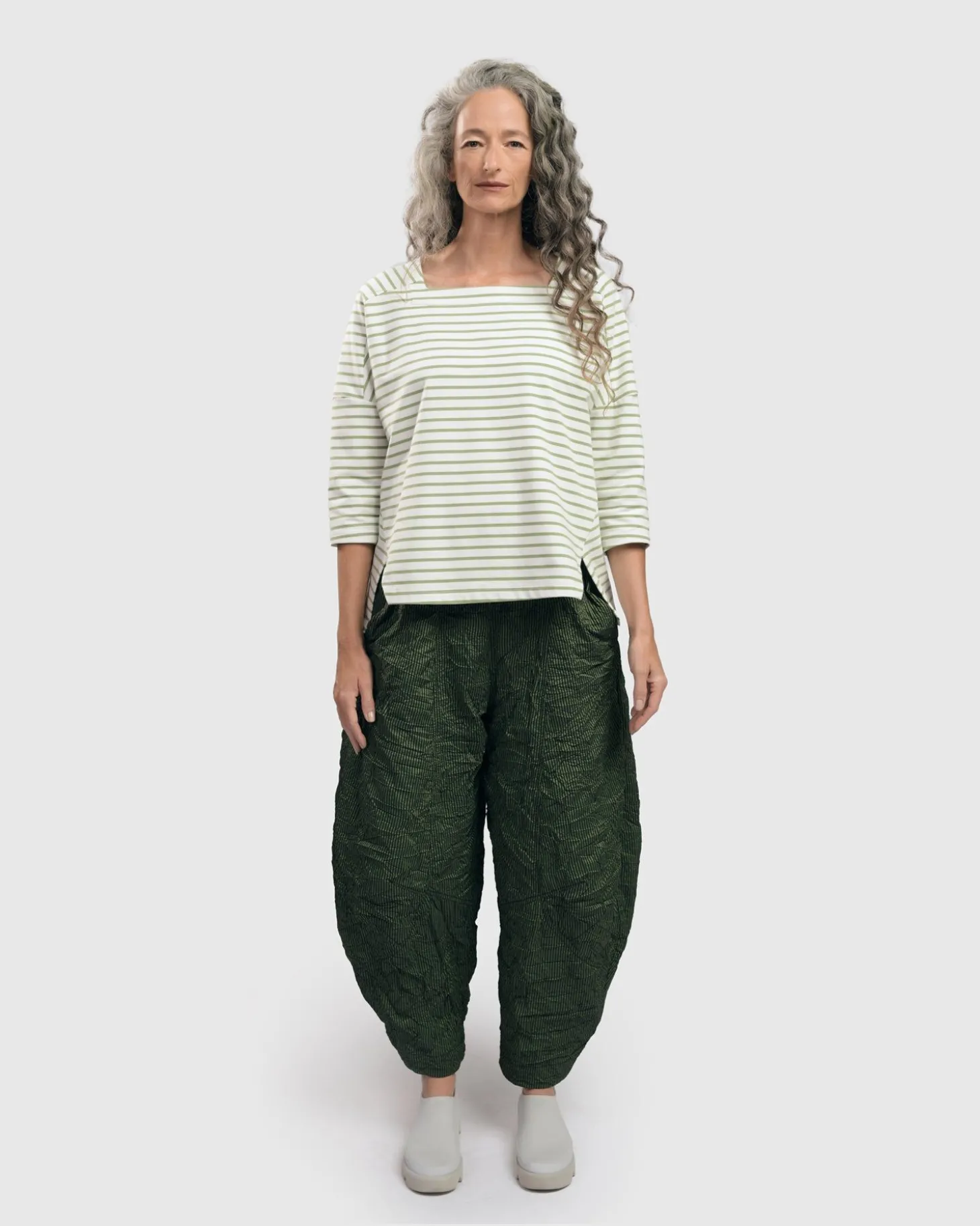 Women Alembika Urban Jagger Stripe Top, Green
