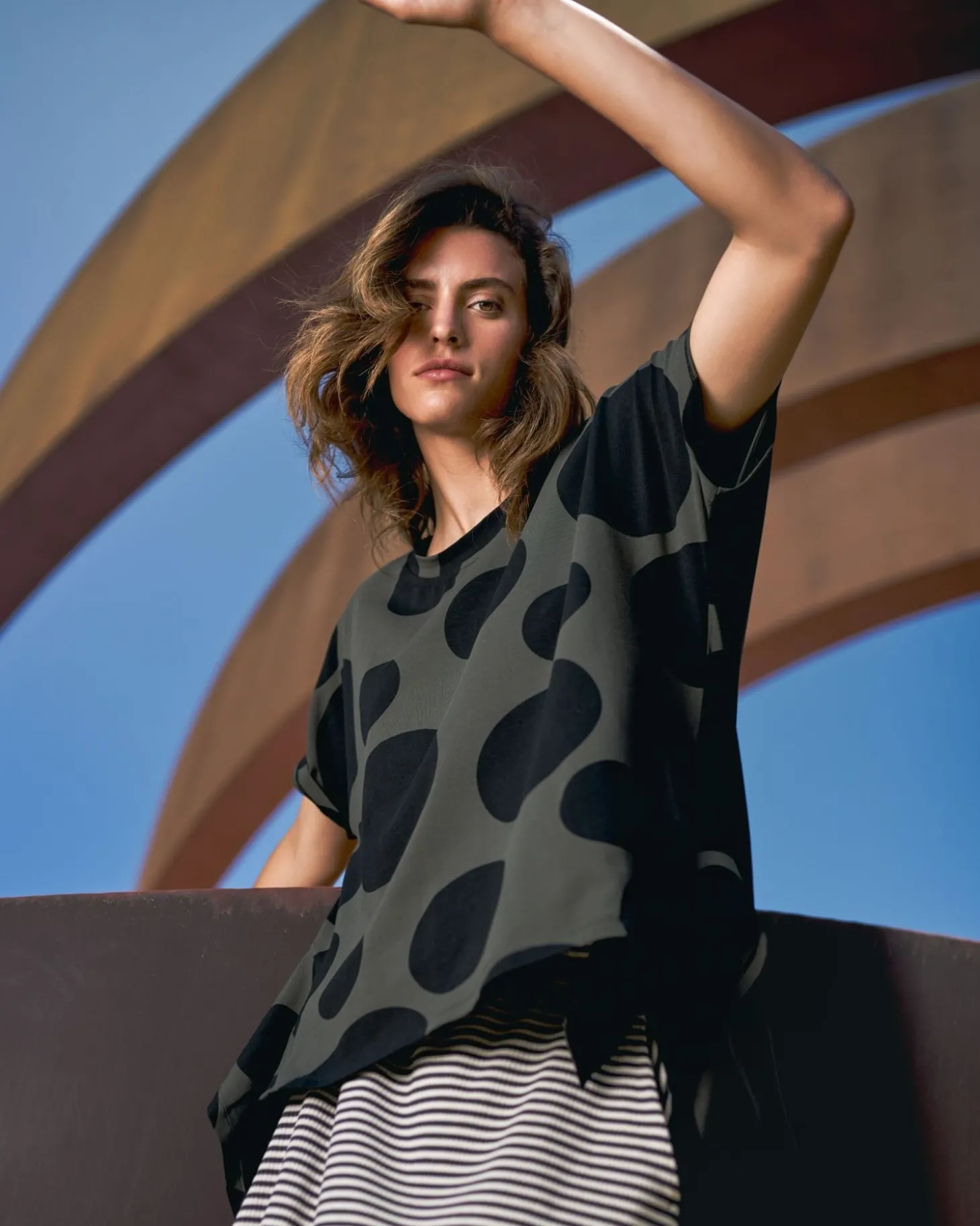 Women Alembika Urban Kiki Relaxed Top, Khaki