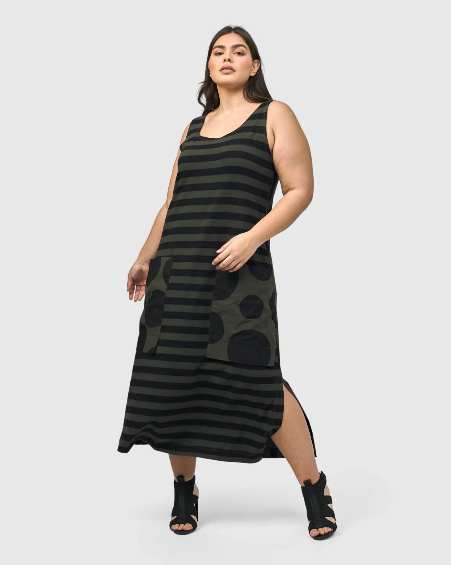 Women Alembika Urban Maxi Tank Dress, Khaki