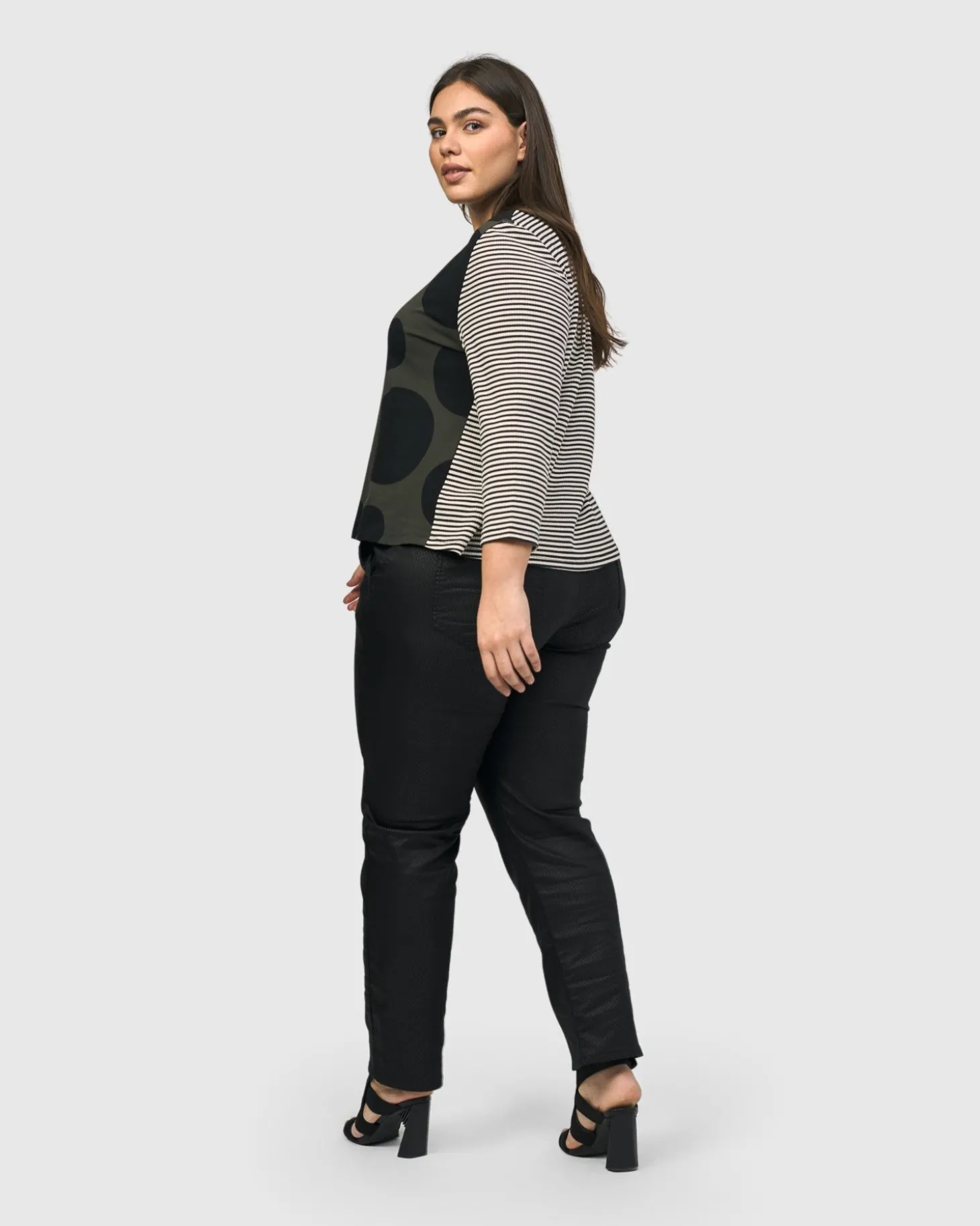 Women Alembika Urban Mononoke Cardigan Top, Stripes