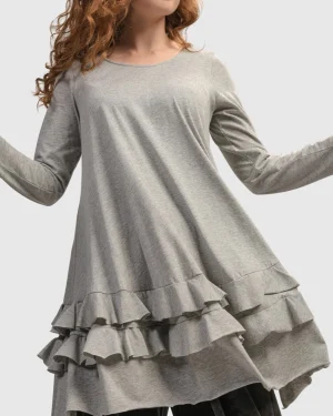 Women Alembika Urban Options Top, Gray