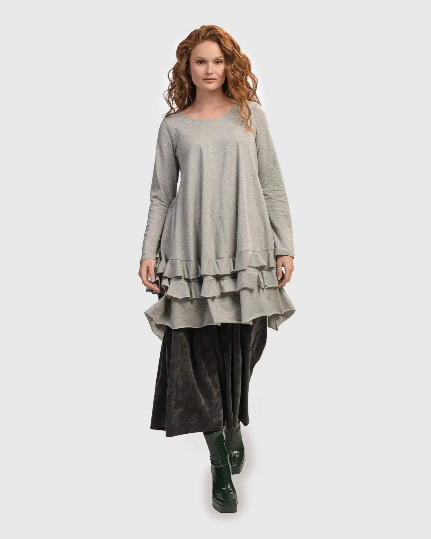 Women Alembika Urban Options Top, Gray