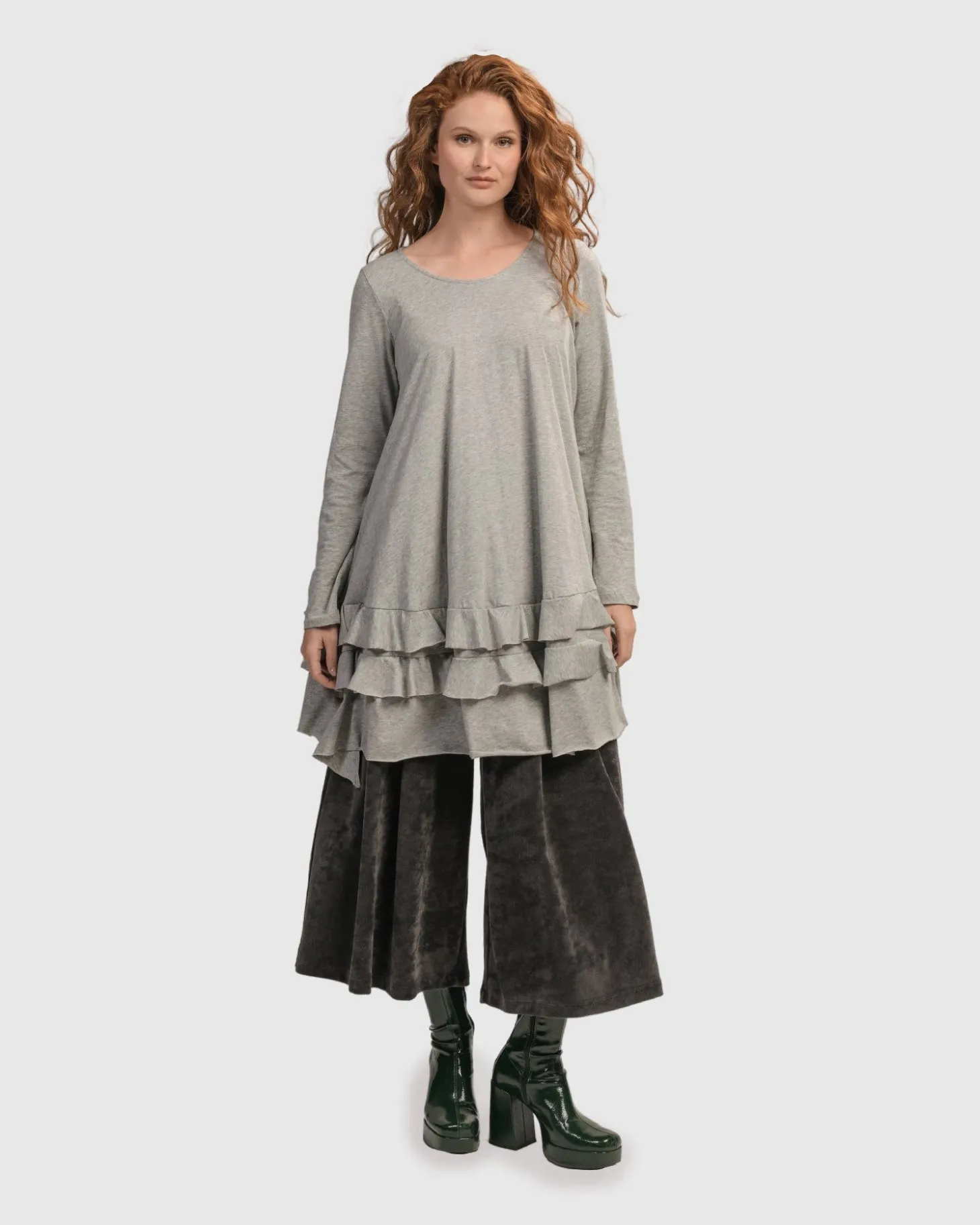 Women Alembika Urban Options Top, Gray