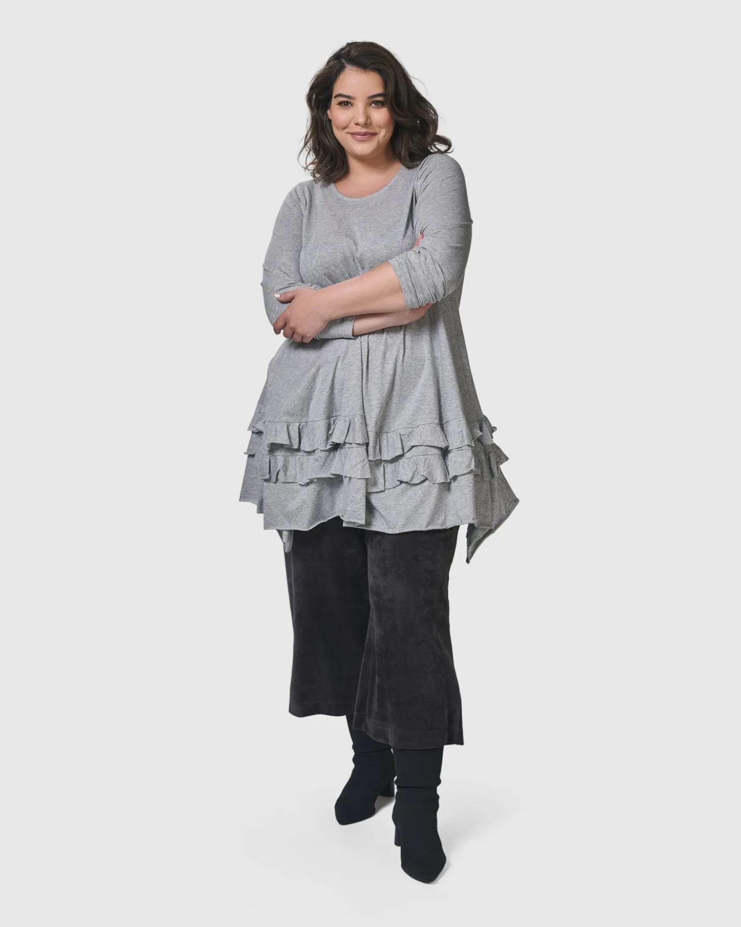 Women Alembika Urban Options Top, Gray