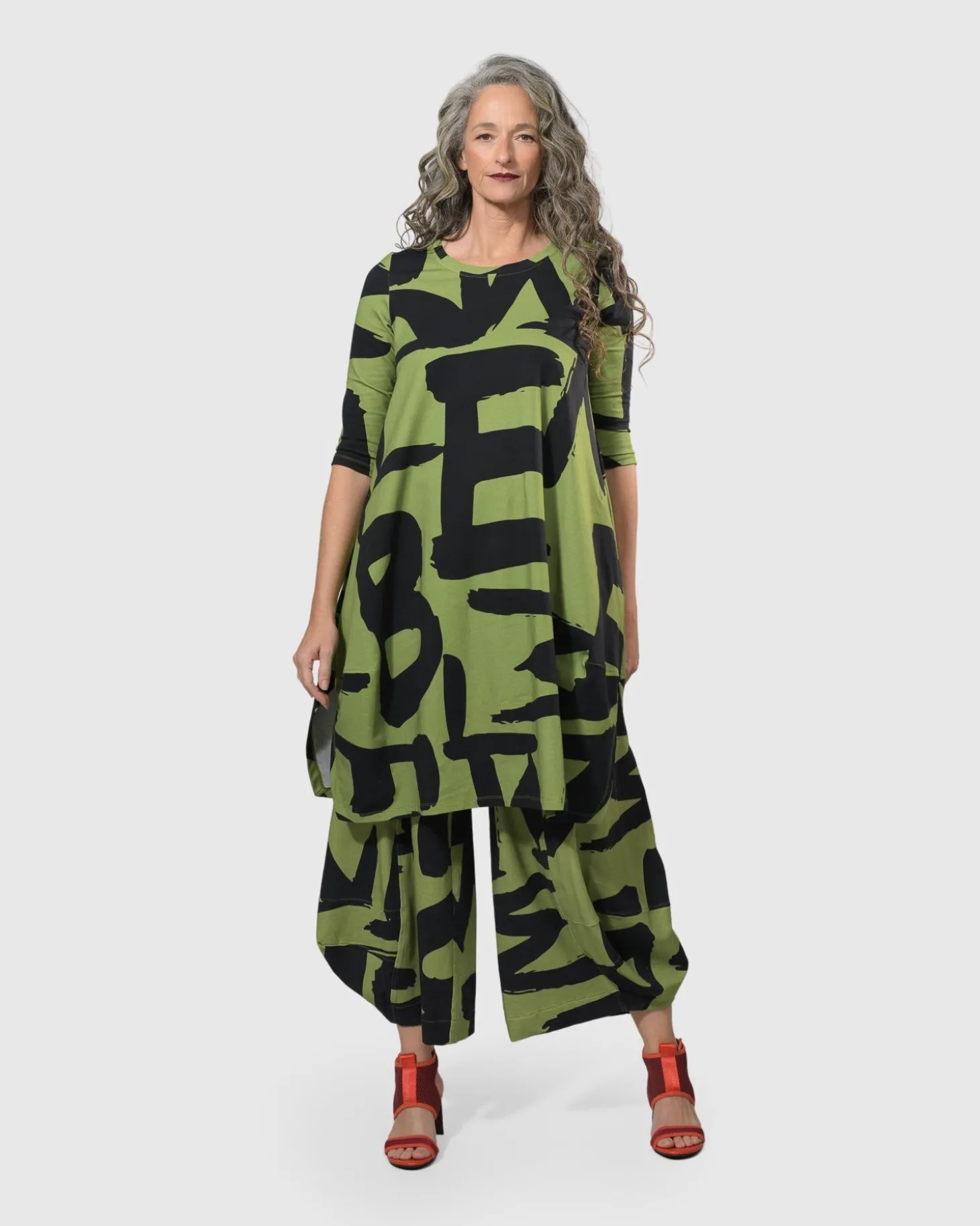 Women Alembika Urban Ripley Punto Pants, Green Marker