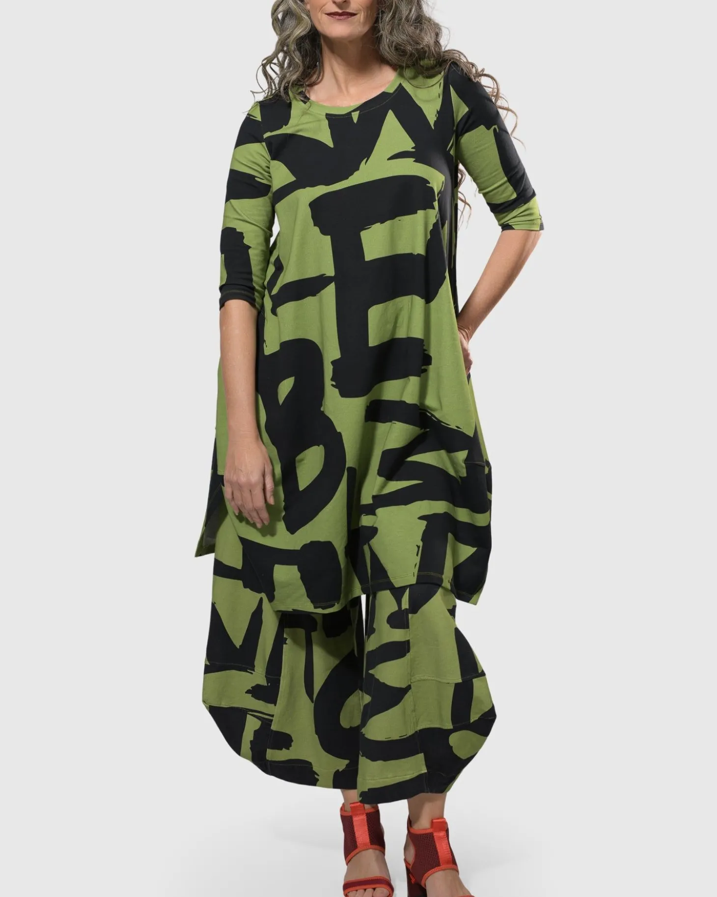 Women Alembika Urban Ripley Punto Pants, Green Marker